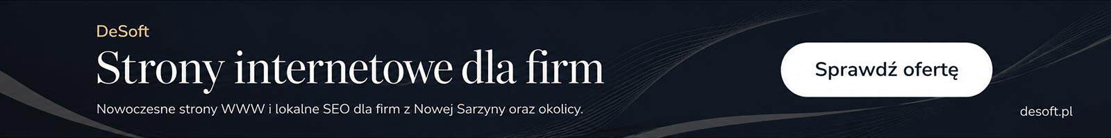 Strony internetowe dla firm Nowa Sarzyna