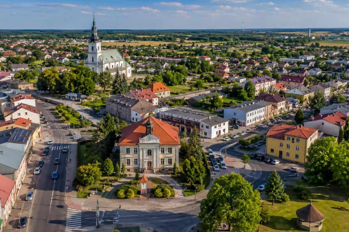 mapa Nowej Sarzyny - dojazd najważniejsze miejsca