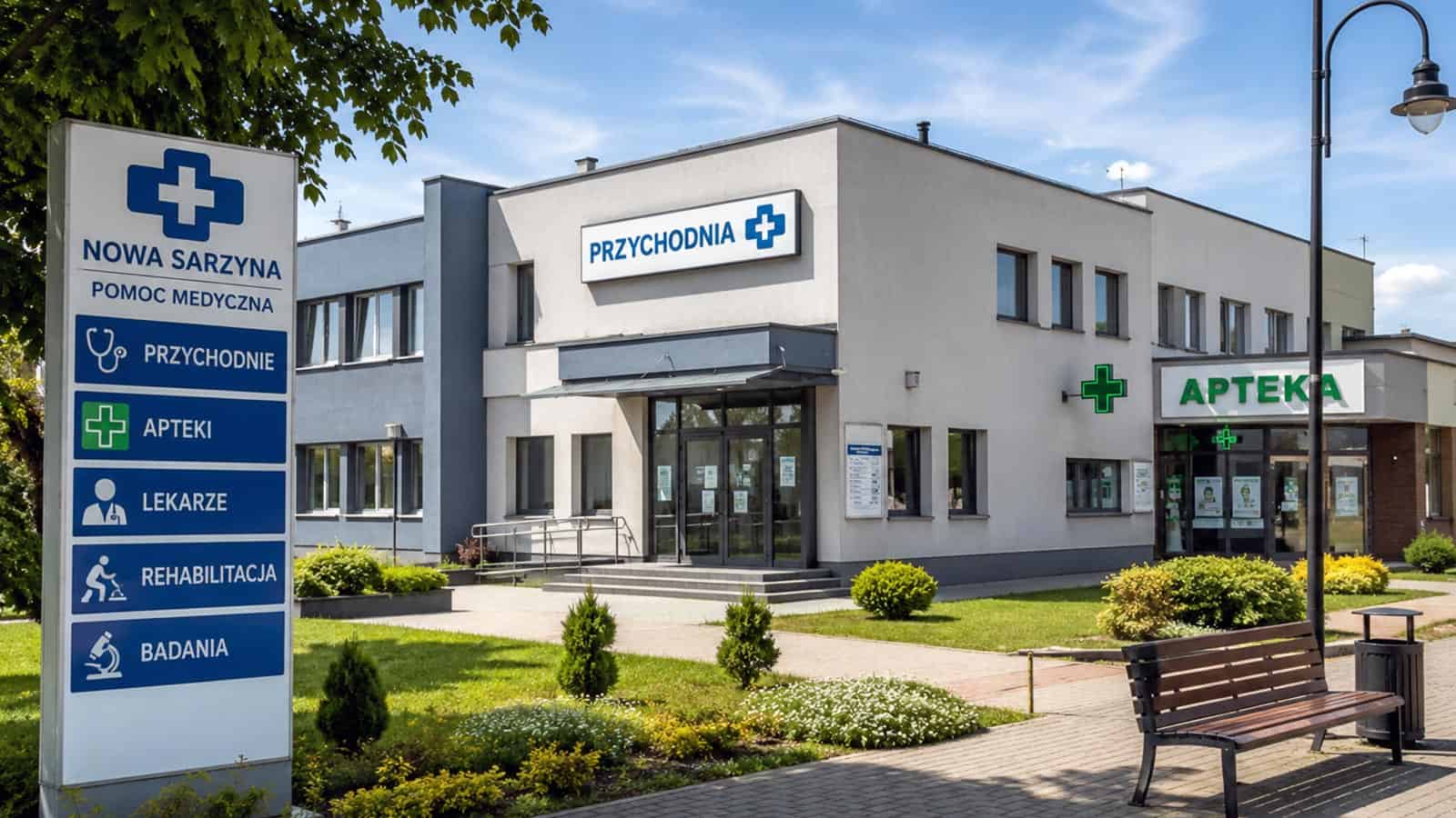 Przychodnie i apteki Nowa Sarzyna – pomoc medyczna i zdrowie